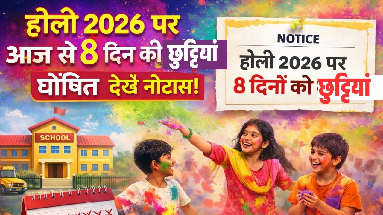 School Holidays Holi 2026