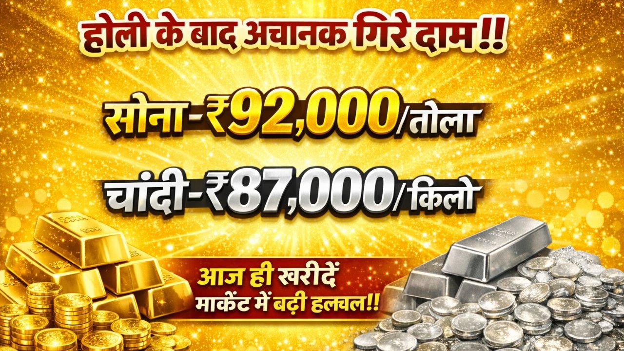 Gold Silver New Rate 2026 Holi