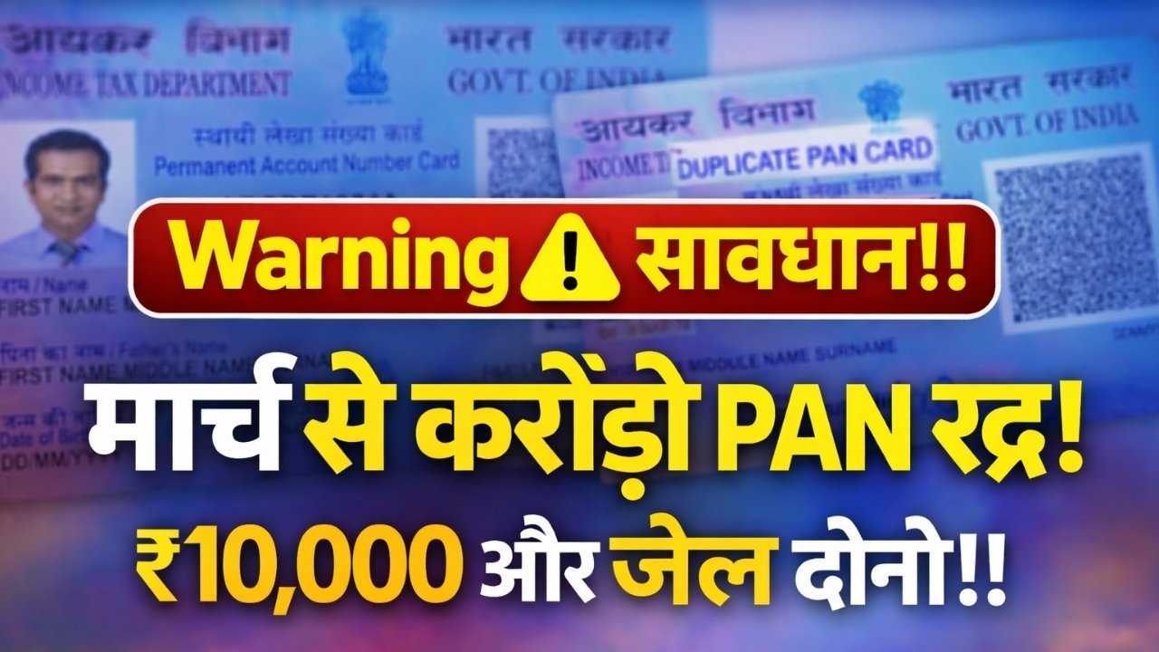 PAN Card New Rules Change March 2026